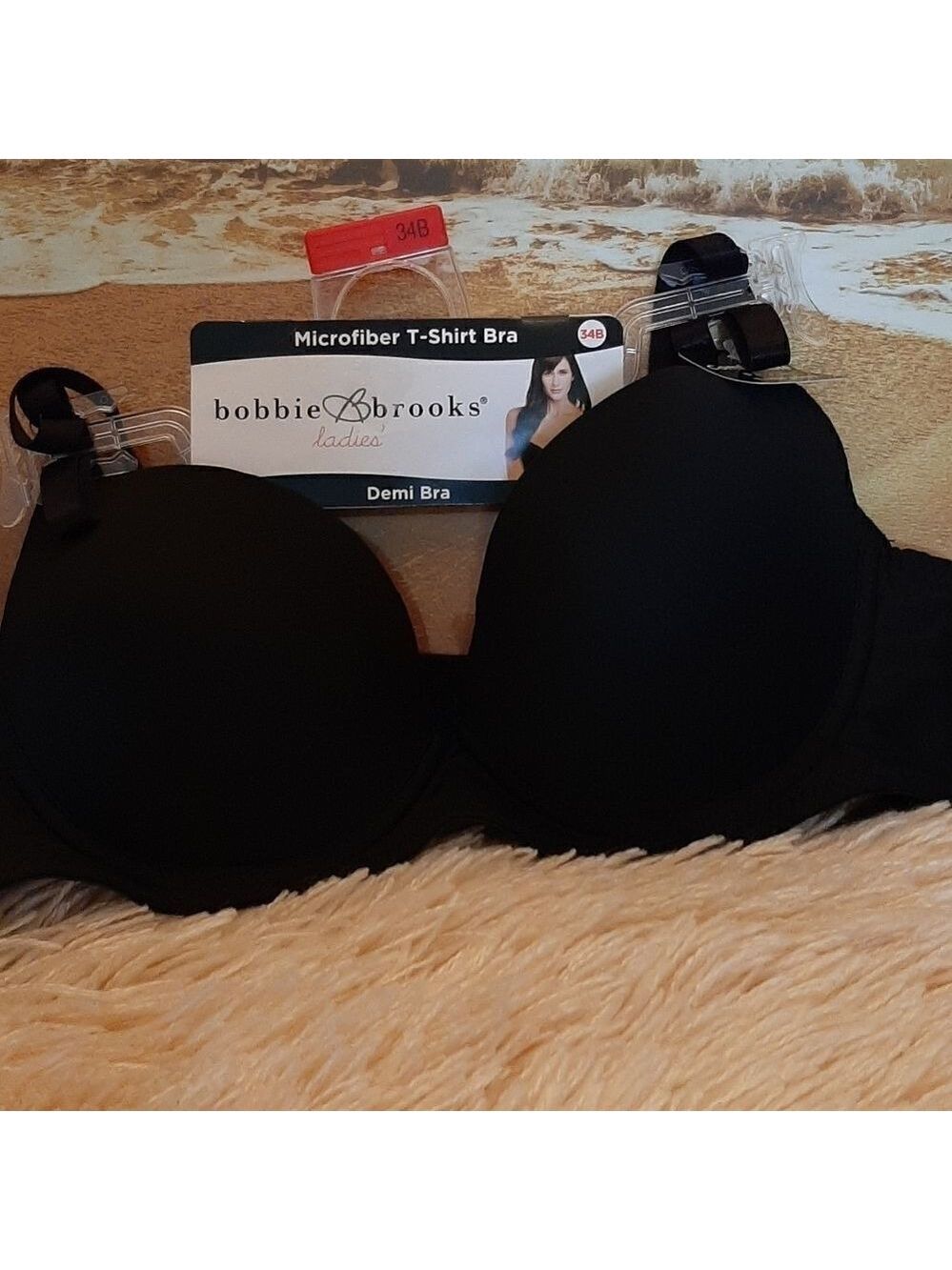 NWT Bobby Brooks 34B black bra